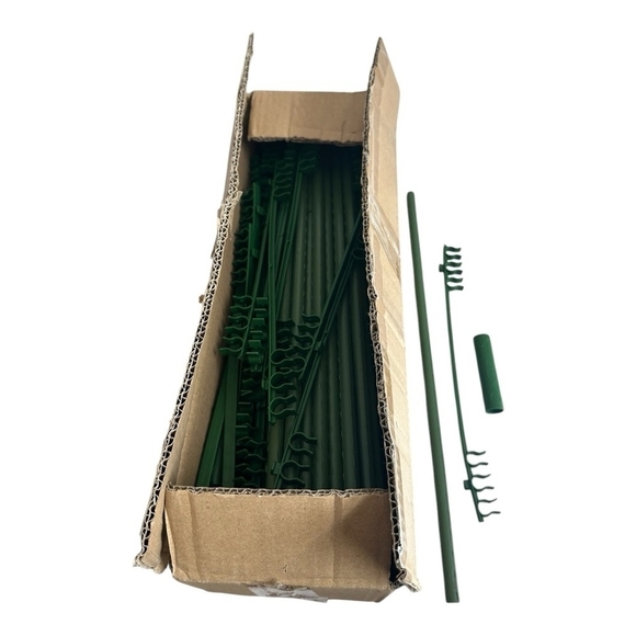 Green Plant Support Frame Tomato Cage 3pcs Adjustable Tomato Plant Support Cages - Picture 4 of 6